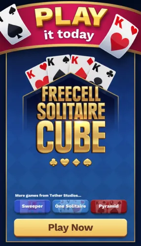 Freecell Solitaire Cube screen shot 1