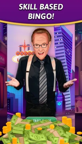 Larry King Bingo screen shot 1